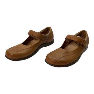 Roots‎ Tan Leather Mary Jane Shoes Women's Size 7M